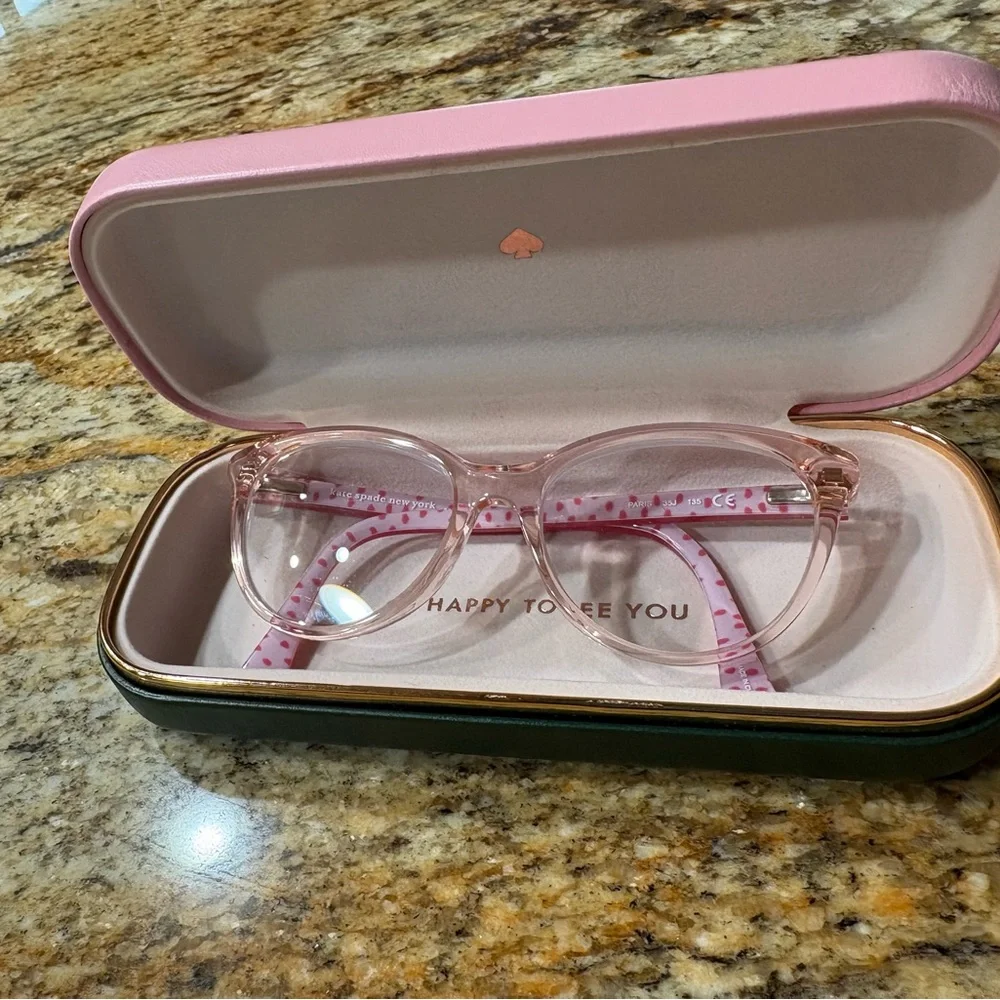 Kate Spade Blush Cat-Eye Glasses